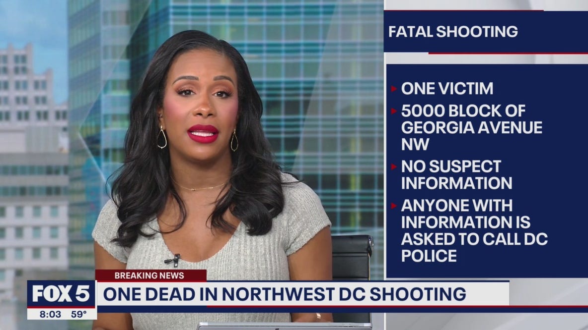 Man dead after shooting outside Northwest DC gas station